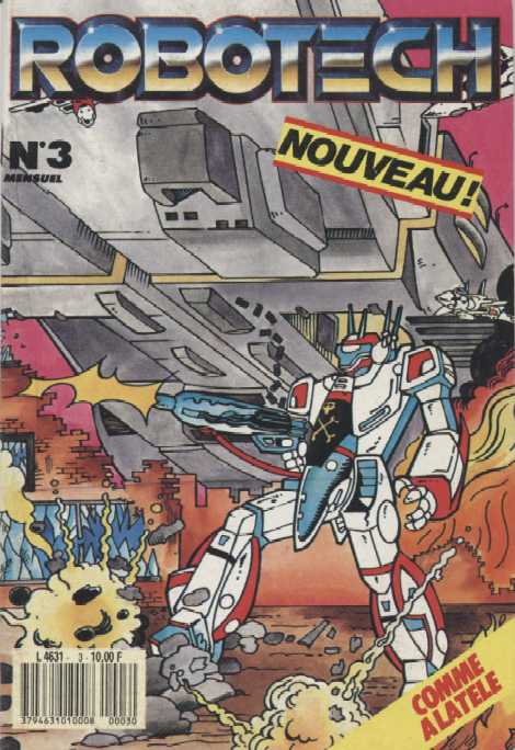 Scan de la Couverture Robotech n 3